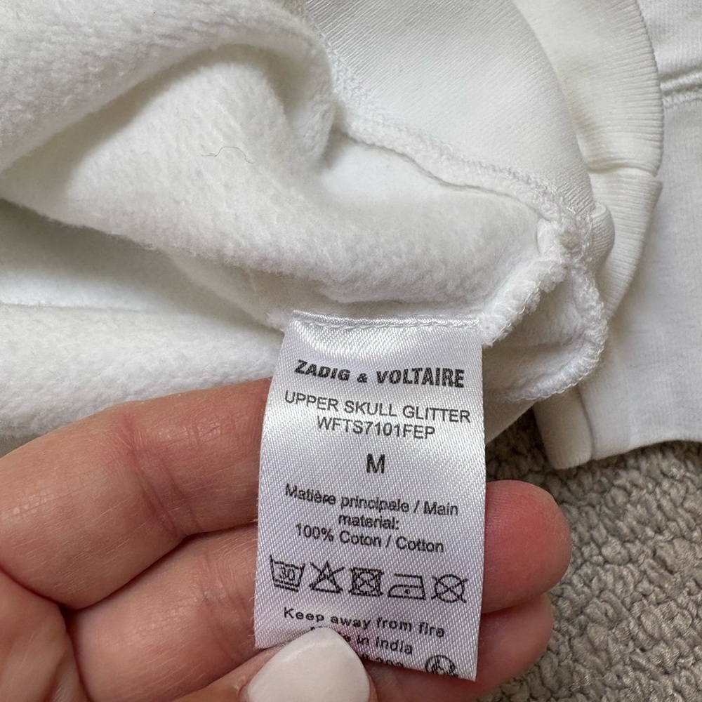Zadig & Voltaire White / Gold
Upper Skull Glitter Crewneck - Picture 6 of 7